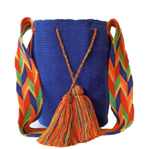 mochila wayuu azul