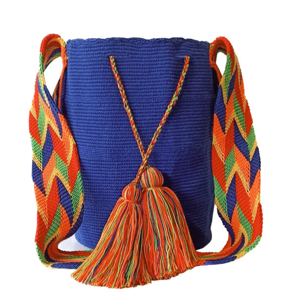 mochila wayuu azul