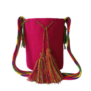 mochila wayuu fucsia