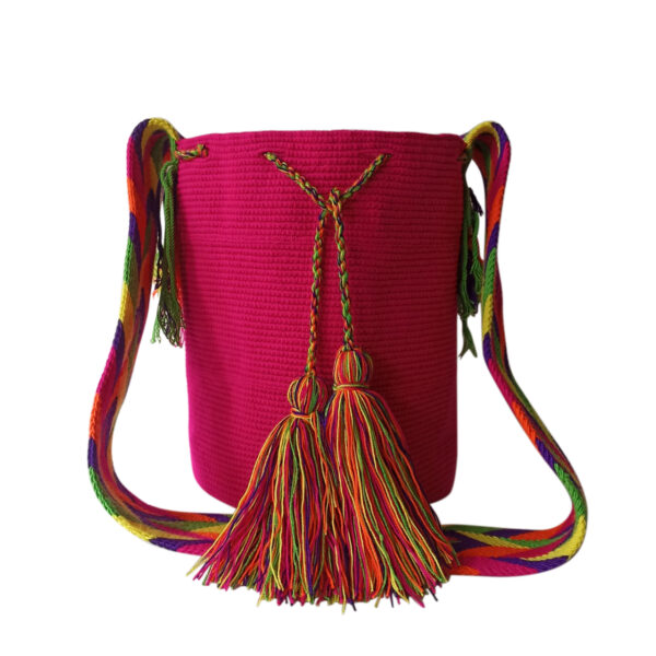 mochila wayuu fucsia