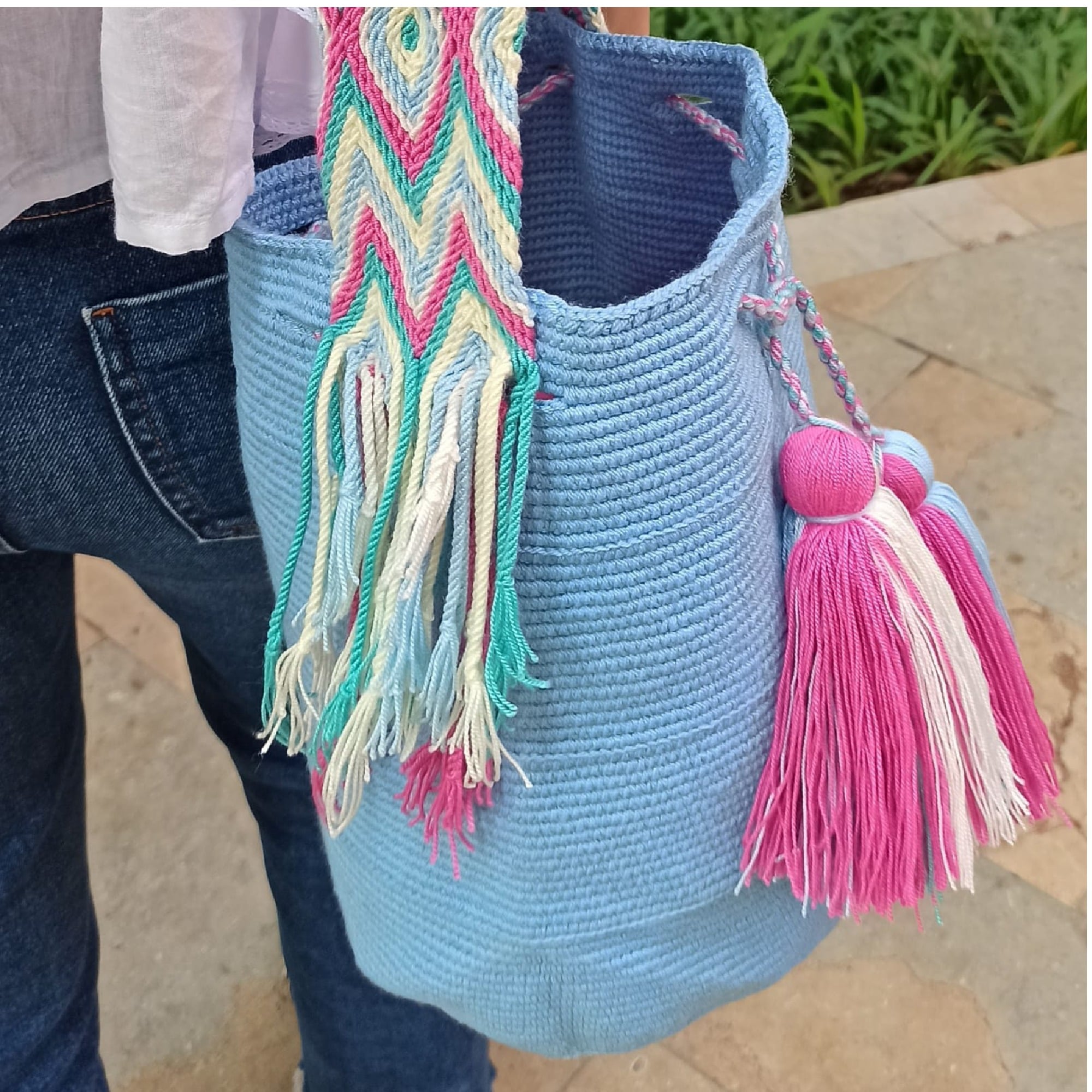 crochet bag handles pattern