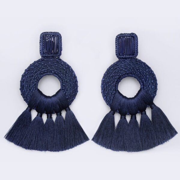 Handmade tassels earrings - Amazona natural - Image 8