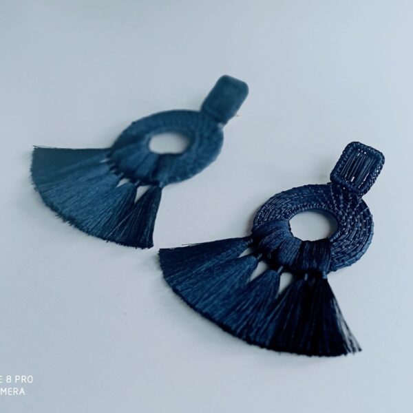 Handmade tassels earrings - Amazona natural - Image 9