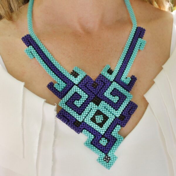 Handmade statement necklace 8